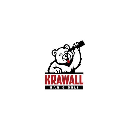 Nightclub design with the title 'Krawall'