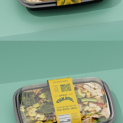Label Design for a Prepared Food Container