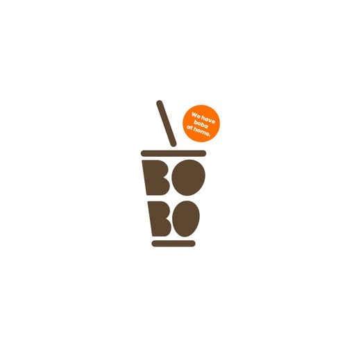 Bubble logo with the title 'BOBO Boba Drink'