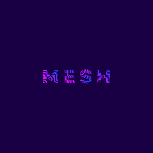 Mesh logo with the title 'MESH logo'
