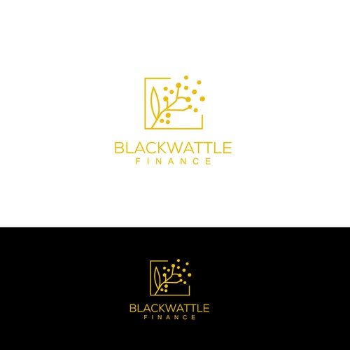 Accounting brand with the title 'logo for Blackwattle finance'