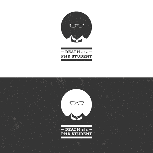 Death logo with the title 'Logo to use in a dark and moody film for a professional audience'