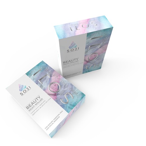 Beauty packaging with the title 'soji beauty'