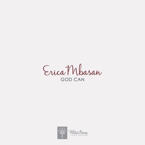 God design with the title 'Erica Mbasan - missionary author'