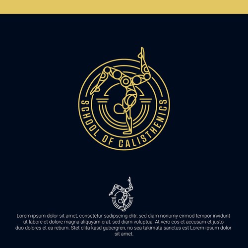 Athletic logo with the title 'Athletic Logo'