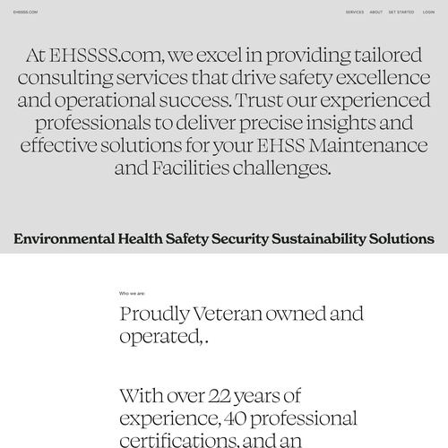 Design with the title 'EHSSSS.com SEO Design'