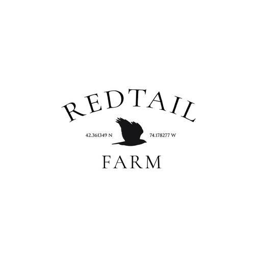 Hawk logo with the title 'Redtail Farm'