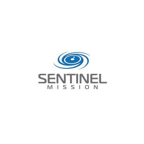 Galaxy logo with the title '99nonprofits: Design the logo for the Sentinel Mission: The firstprivately funded space telescope!'
