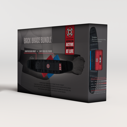 Fluid design with the title 'Redesign of the old packaging'