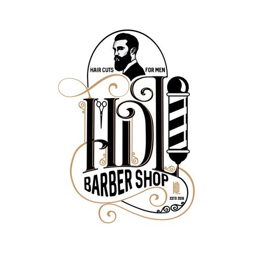 barber logo design inspiration