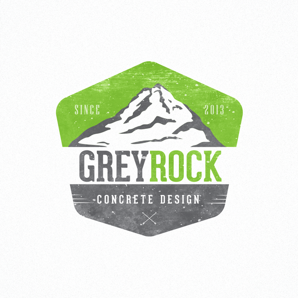 Concrete logo with the title 'Greyrock Concrete'