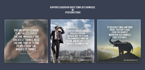 Quote design with the title 'Shareable quote graphics for Facebook and Pinterest'