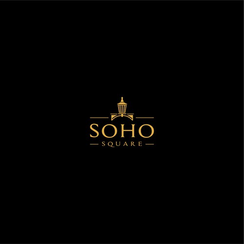 Urban design with the title 'Elegant urban premium logo concept for SOHO Square'