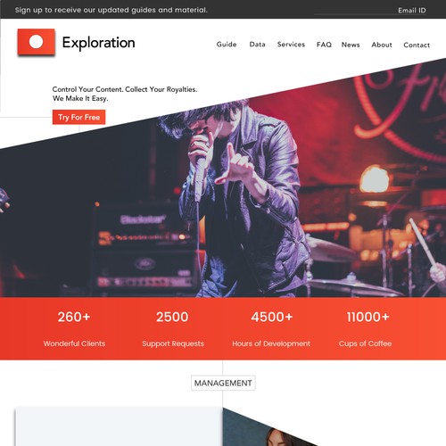 Music Websites The Best Music Web Design Ideas 99designs