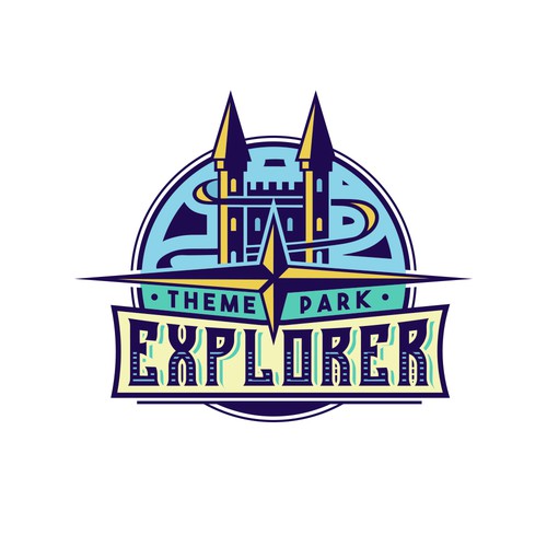 Castle design with the title 'Castle logo'