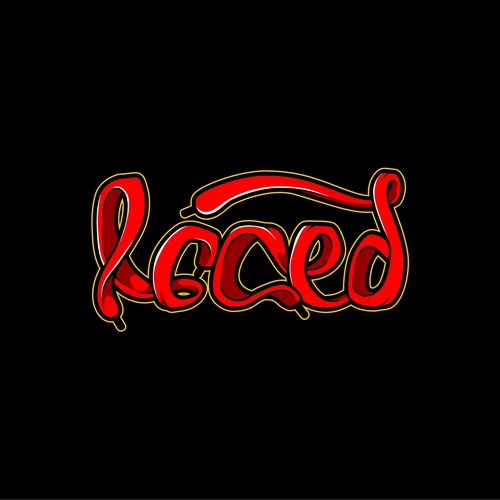 Sneaker design with the title 'Logo Concept for Laced'