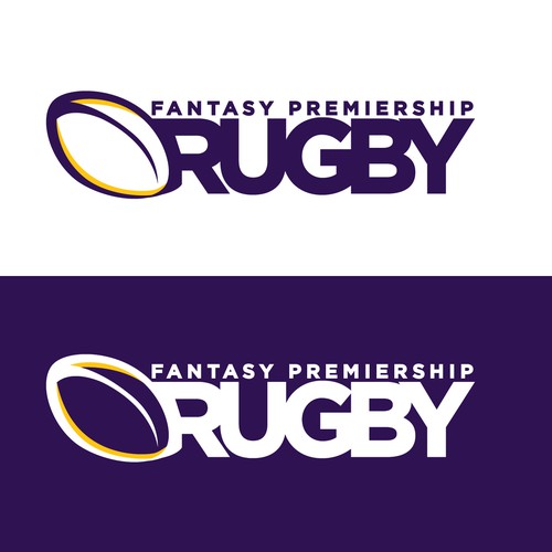 Rugby logo with the title 'Rugby Logo Design'