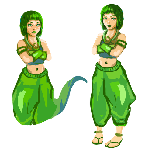 Genie design with the title 'Genie'