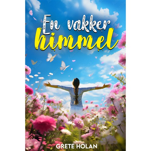 Amazon book cover with the title 'En vakker himmel'