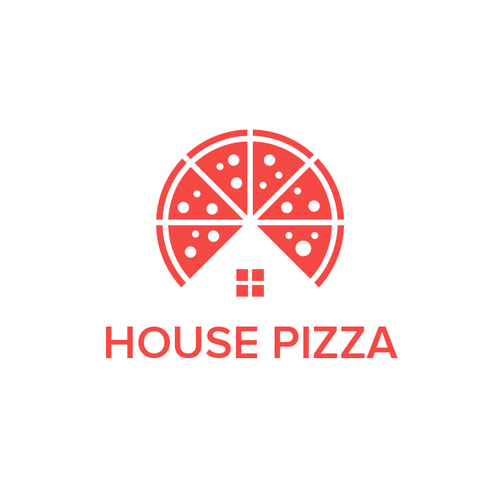 House logo with the title 'HOUSE PIZZA'