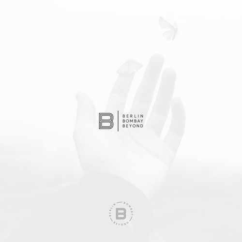 Travel logo with the title 'Logo For Berlin Bombay Beyond'