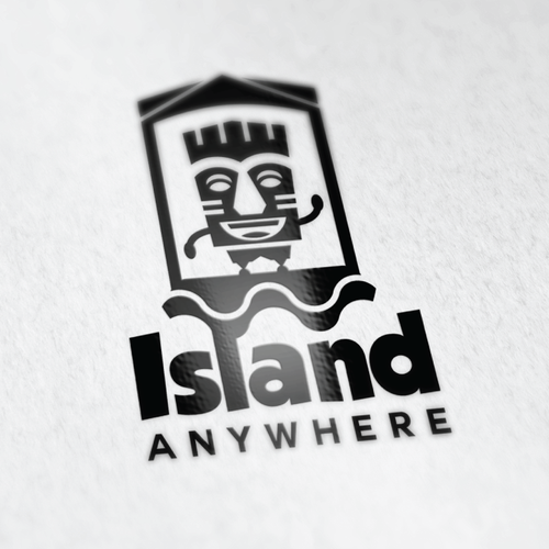 Summer logo with the title 'Bold logo for a floating island product'