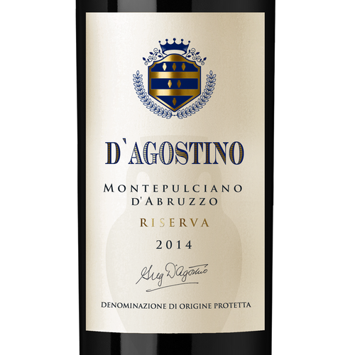 Gold label with the title 'D'Agostino'