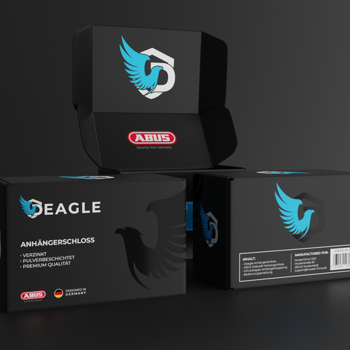 Black and white packaging with the title 'Deagle'
