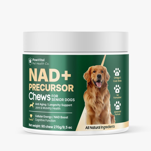 Green packaging with the title 'Dog'