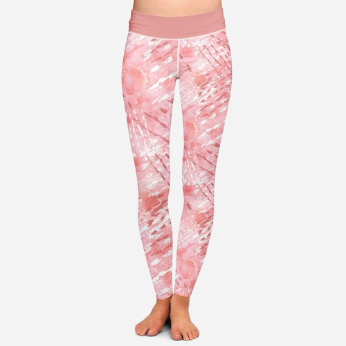 Pattern design artwork with the title 'leggings paattern'