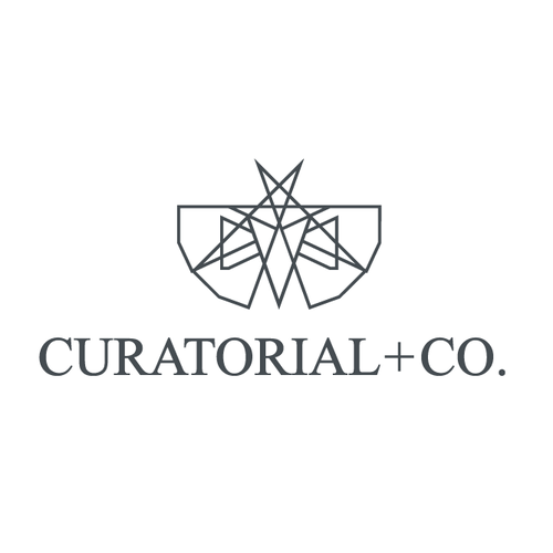 Art logo with the title 'Art/design company - Curatorial and Co'