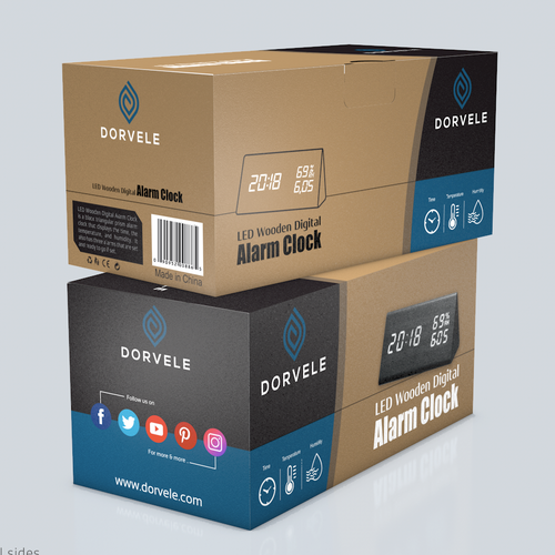 Technology packaging with the title 'd'