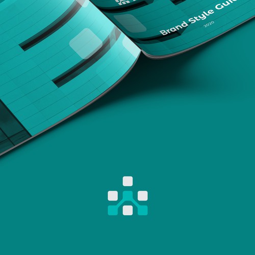 Style guide design with the title 'Logo & Brand guide'