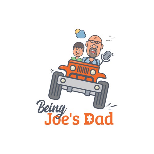 Jeep design with the title 'Being Joe's Dad'