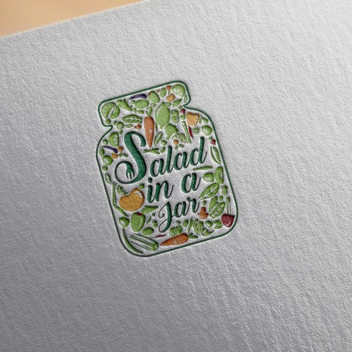 Shapes logo with the title 'Salad In a Jar'