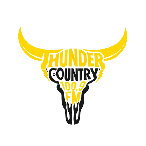 Cowboy logo with the title 'Thunder Country'