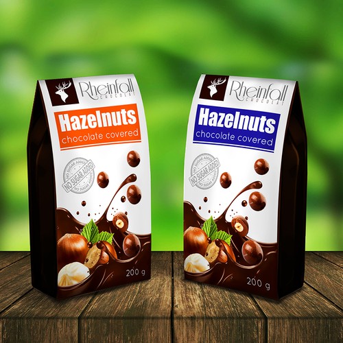 Candy packaging with the title 'Package design'