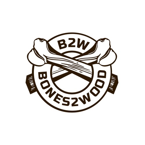 Carpentry design with the title 'Logo to promote Woodworking Products'