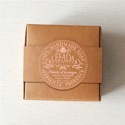 Soap design with the title 'Marseille soap'