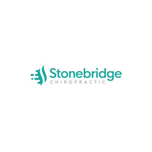 Bold brand with the title 'Logo for Stonebridge Chiropractic'