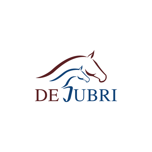 Equestrian logo with the title 'De Jubri'