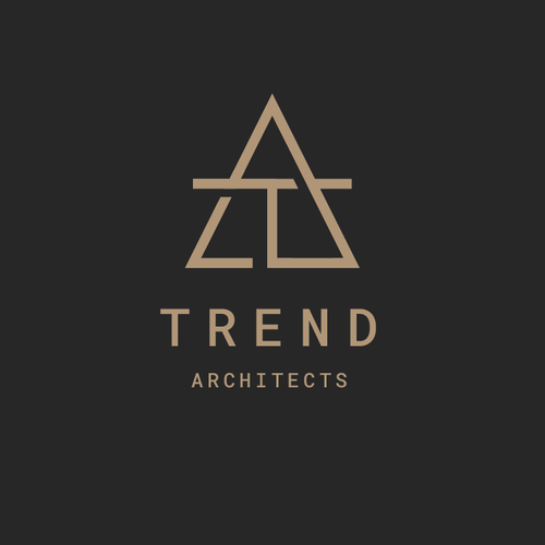 Architect logo with the title 'Logo Concept for Trend Architects'