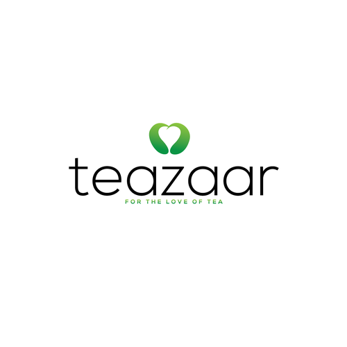 Fluid design with the title 'TEAZAAR'