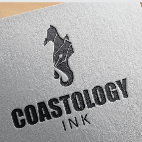 Writing logo with the title 'Coastology'