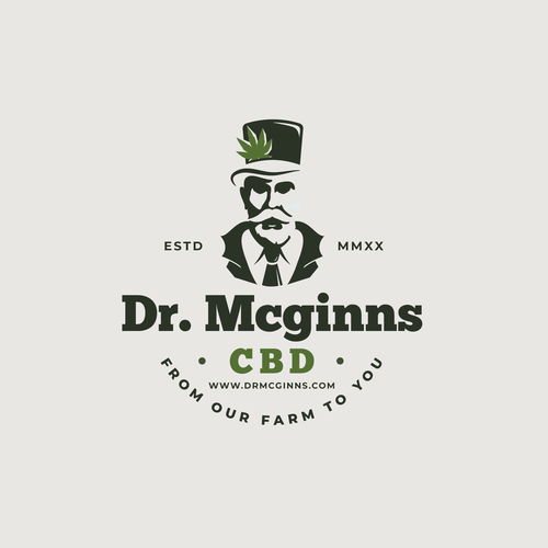 Portrait logo with the title 'Logo for cannabis products '