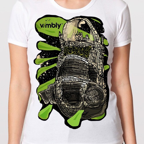 Space t-shirt with the title 't-shirt'