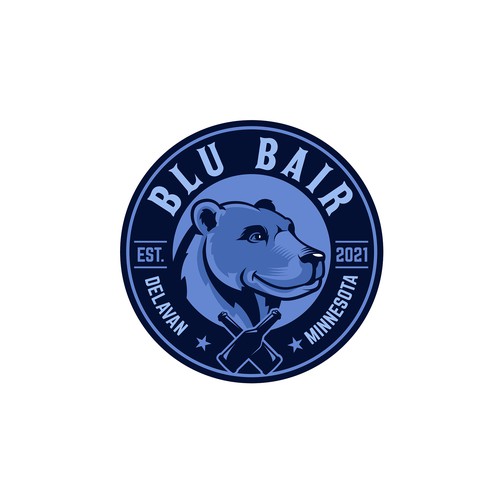 Nightclub design with the title 'Blu Bair'