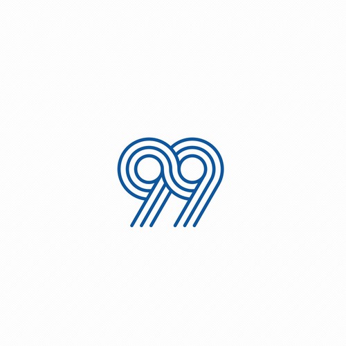 Noodle logo with the title 'Design a logo for "99 Noodles"'