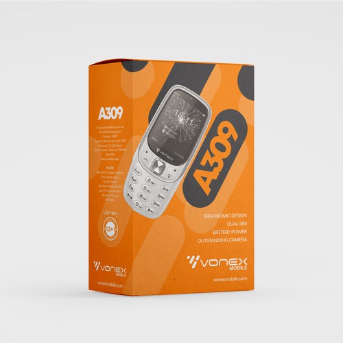 Cell design with the title 'Empaque Celular Básico'