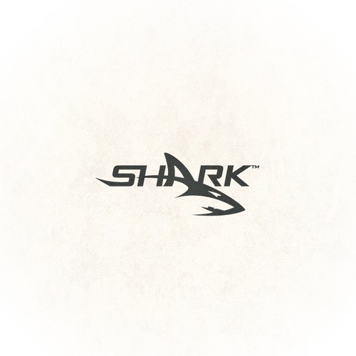 Angry logo with the title 'Shark logo'